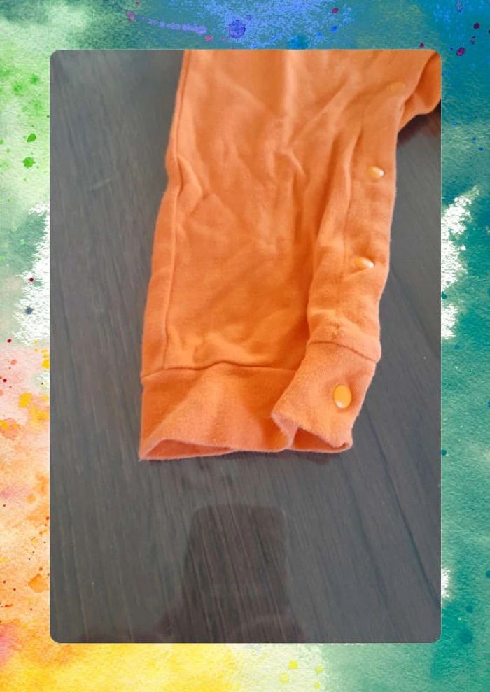 Pyjama 36 mois sans pied Orange M&Ms - photo numéro 5