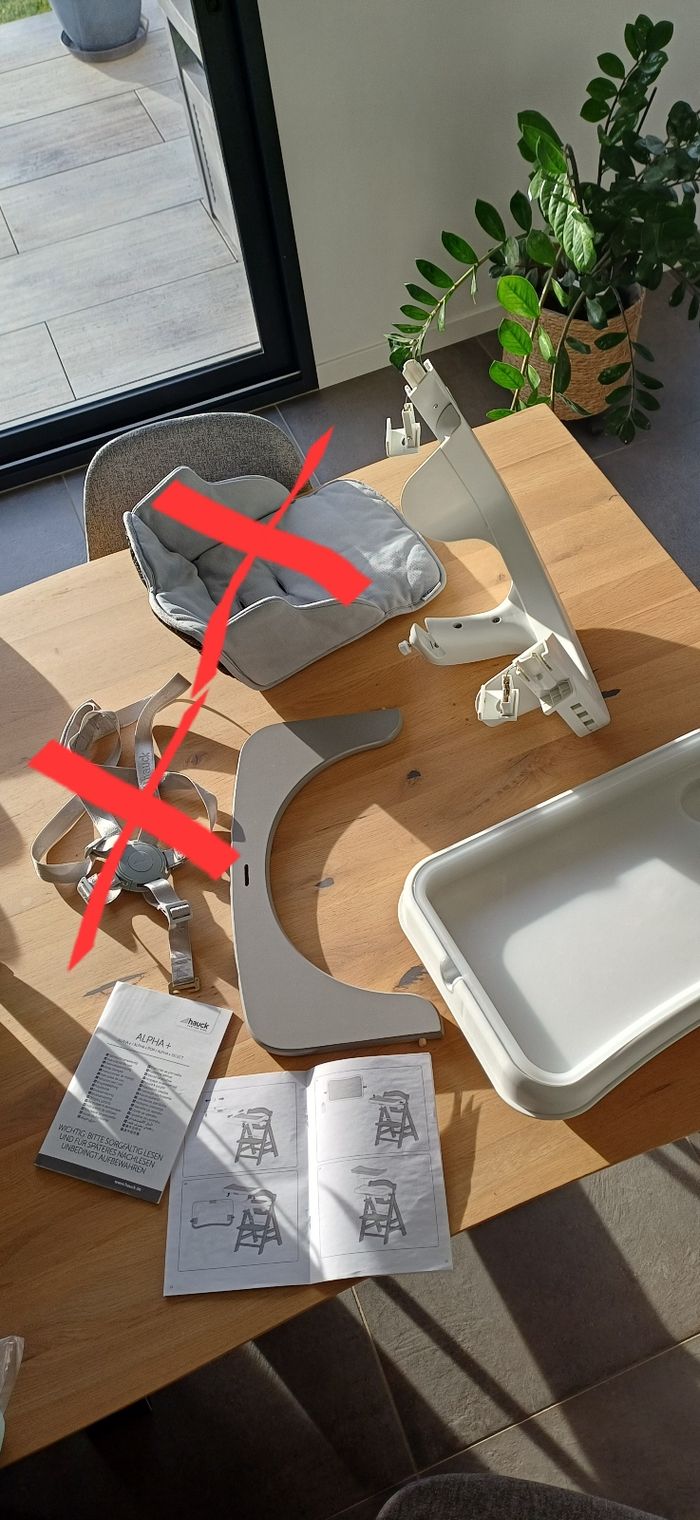 Tablette hauck alpha + barre de protection - photo numéro 6