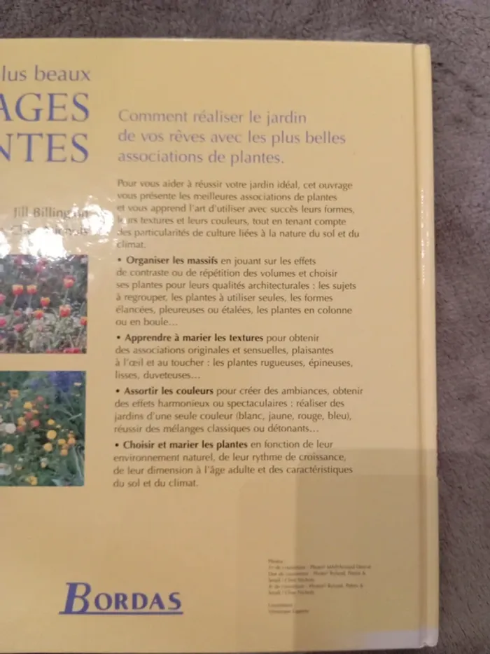 Livre Les plus beaux mariages de plantes - photo numéro 3