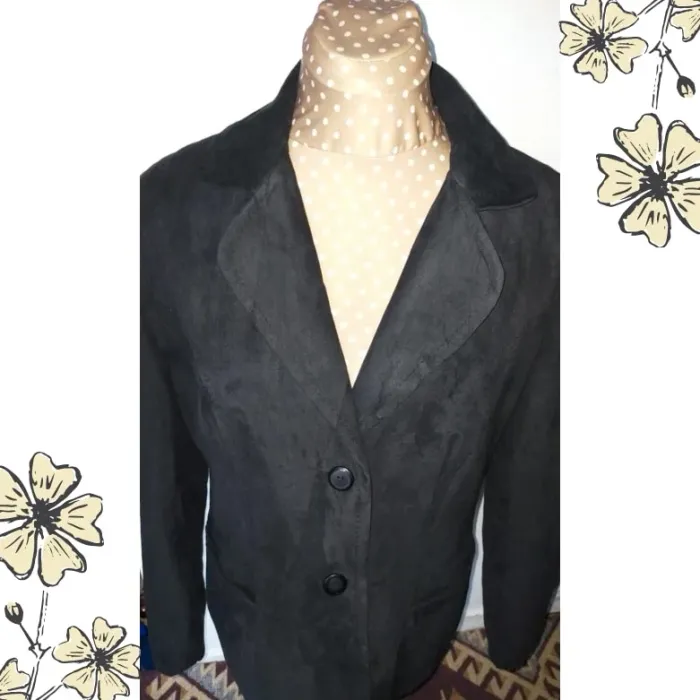 Veste noire vintage femme, Kim Rogers Signature, taille M, parfait état - photo numéro 6