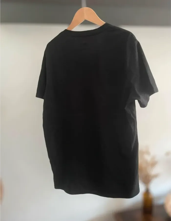 Tee shirt noir col v Levi’s pour homme en coton - photo numéro 2
