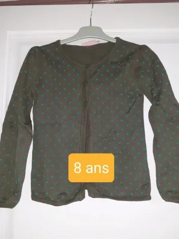 Gilet à pois
