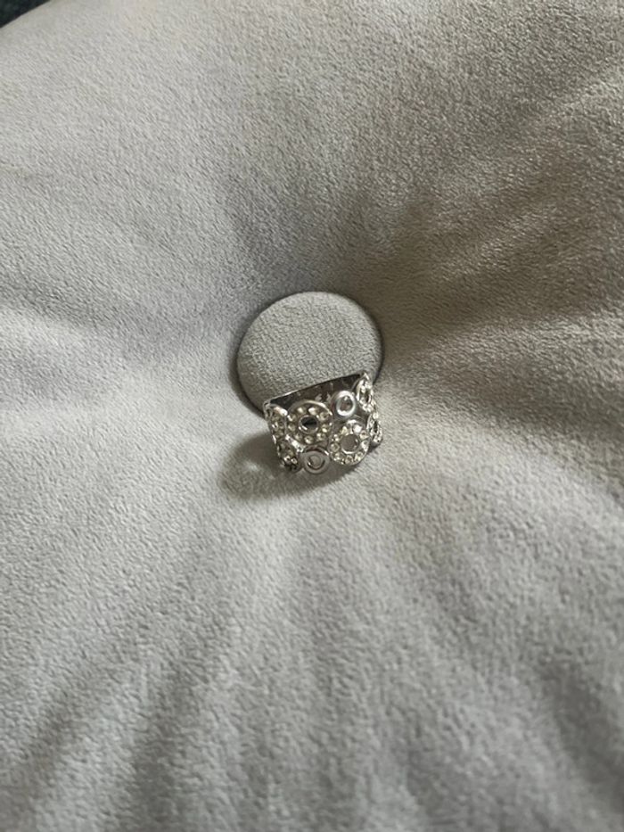 Bague ronds argentés T56 - photo numéro 2