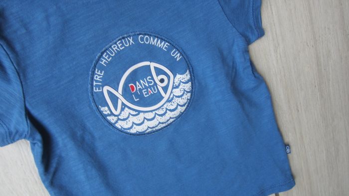 Tee shirt : Etre heureux comme un poisson dans l'eau - photo numéro 2