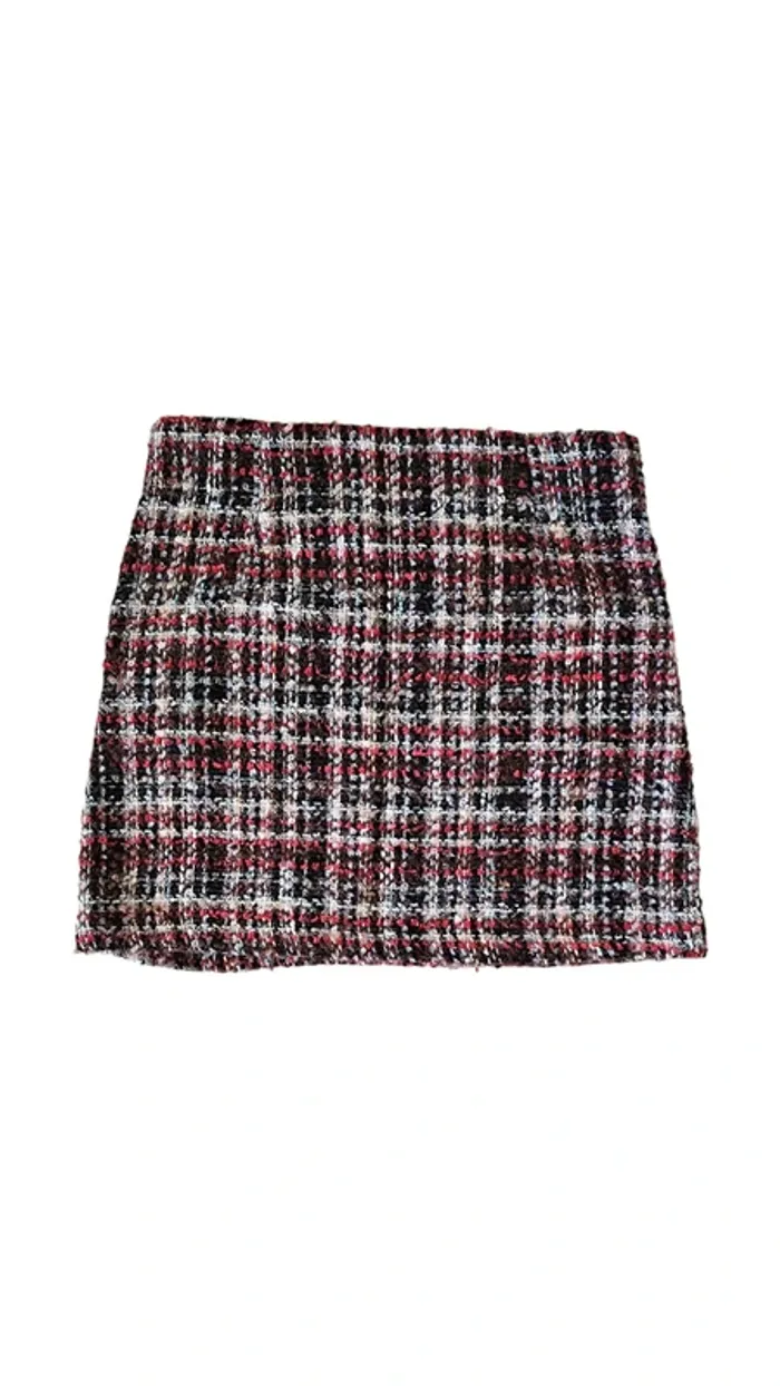 Ensemble Tailleur Tweed Artlove – S – Rouge – État : Bon - photo numéro 4