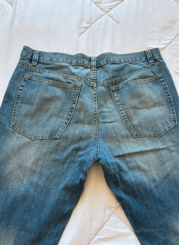 Jean homme vintage y2k début 2000 In Extenso taille 50 2XL – coupe droite regular fit bleu délavé - photo numéro 12