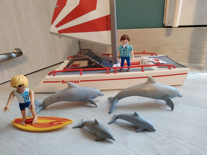 Superbe catamaran playmobil - photo numéro 2