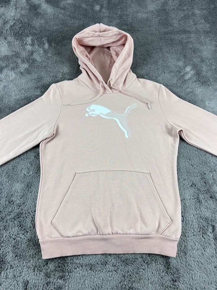 Sweat à Capuche Puma Beige Taille S - photo numéro 6