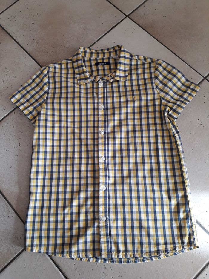 Chemise manches courtes Okaidi garçon 10 ans - photo numéro 4