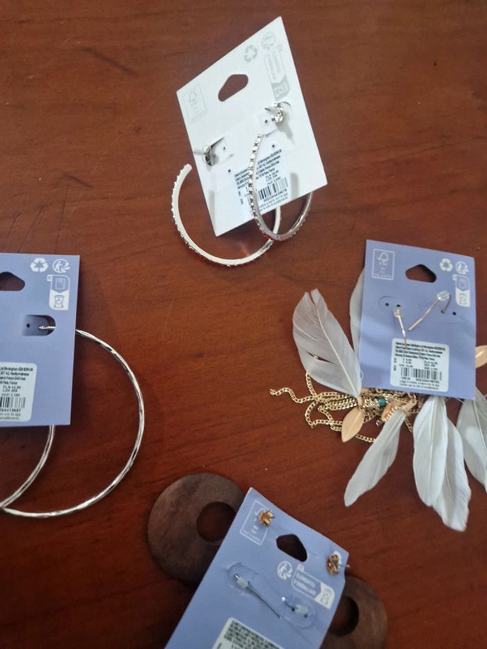 Lot de boucles d'oreilles fantaisie - photo numéro 6