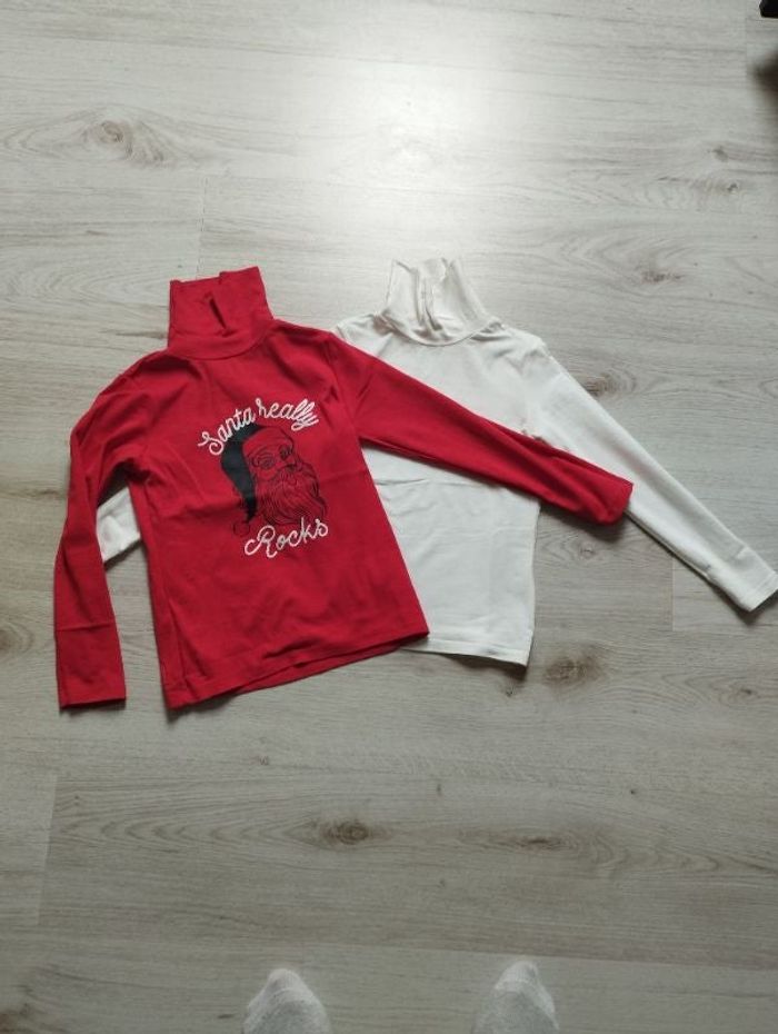 Lot de 2 sous pull fille 8 ans