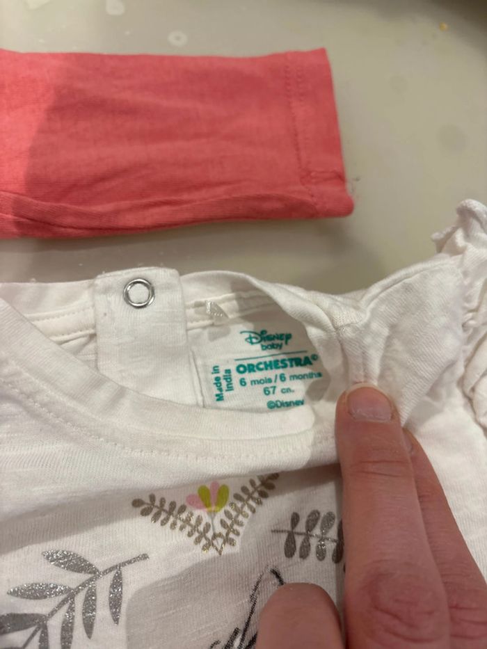 Lot tee shirt bébé fille - photo numéro 3