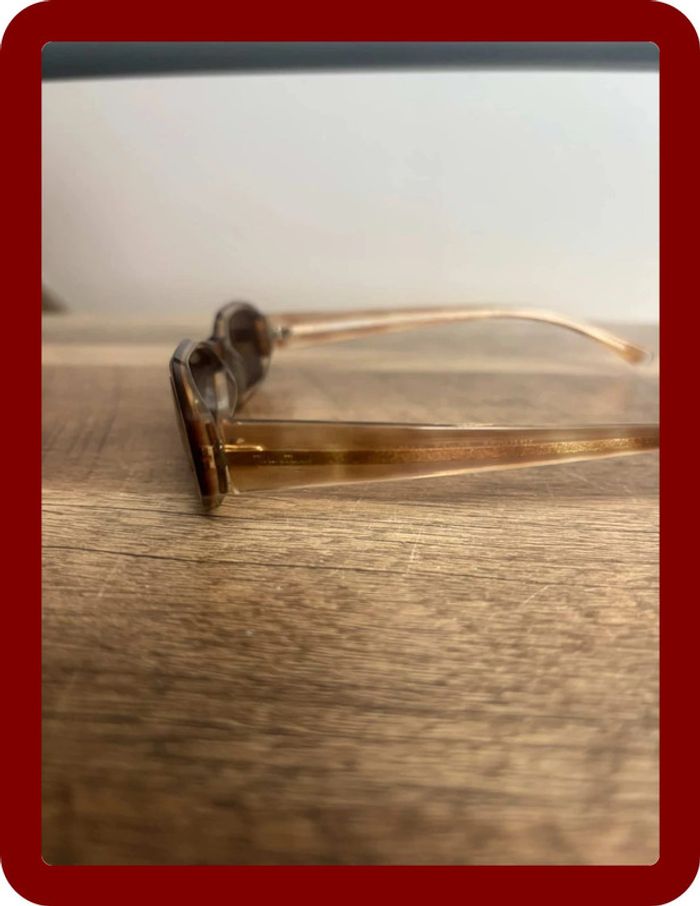 Lunette de soleil carré miu miu taille unique marron - photo numéro 4