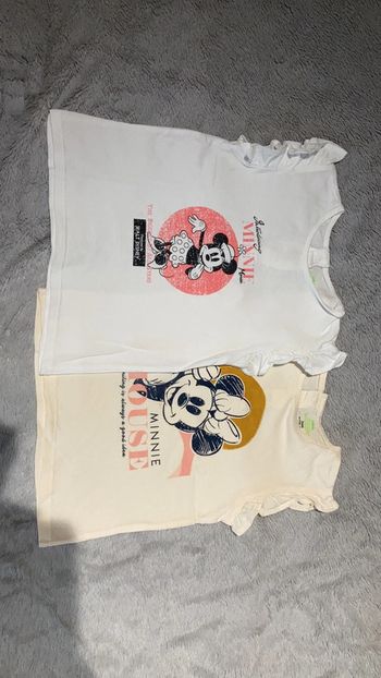 Lot Tee shirt disney minnie