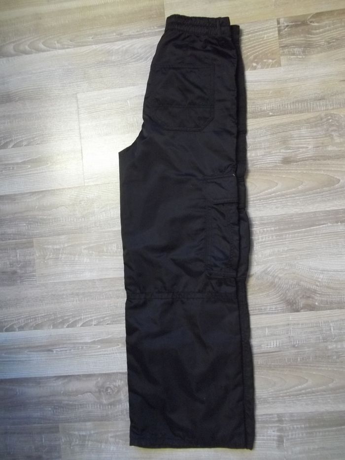 Pantalon (4) cargo satiné noir - photo numéro 7