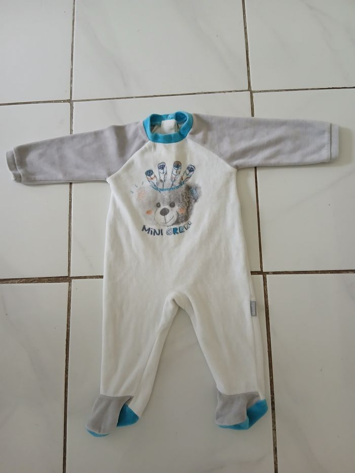 Pyjama garcon d hiver en coton taille 6 mois marque absorba