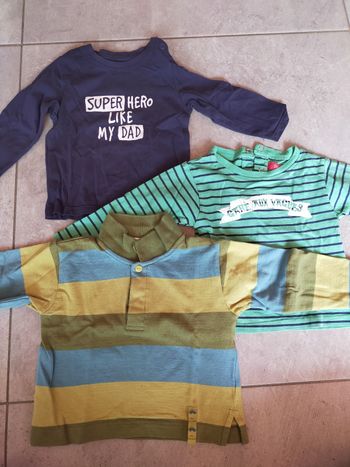 Tee-shirts 12 mois