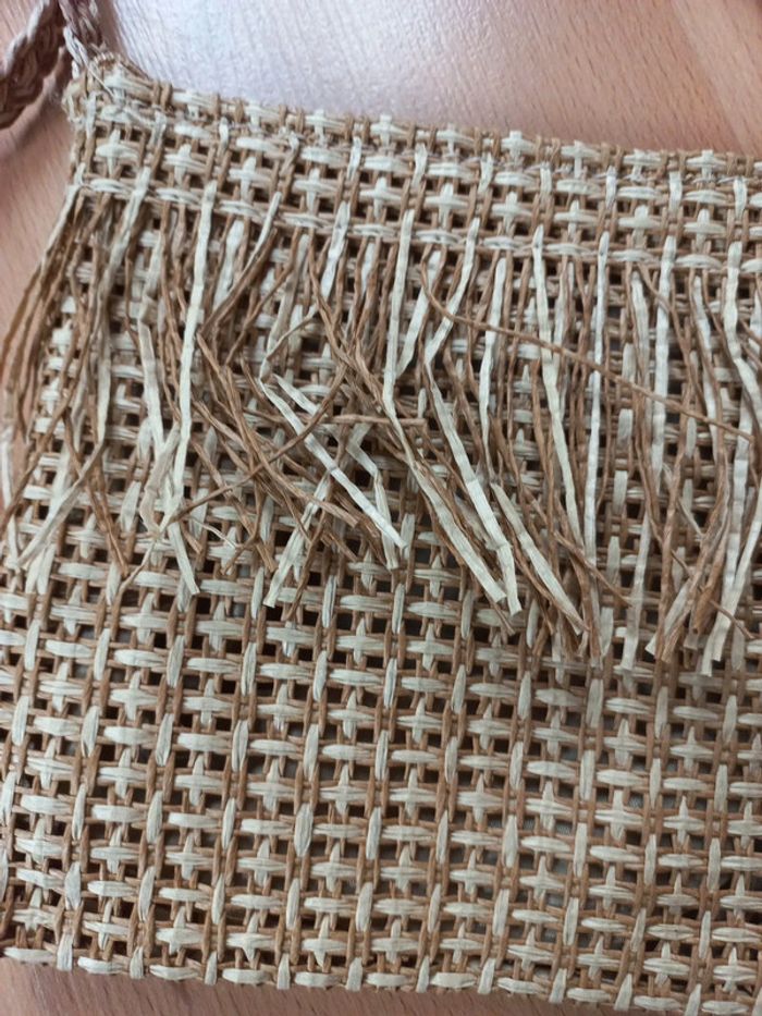 Mini sac paille Bandoulière - photo numéro 2