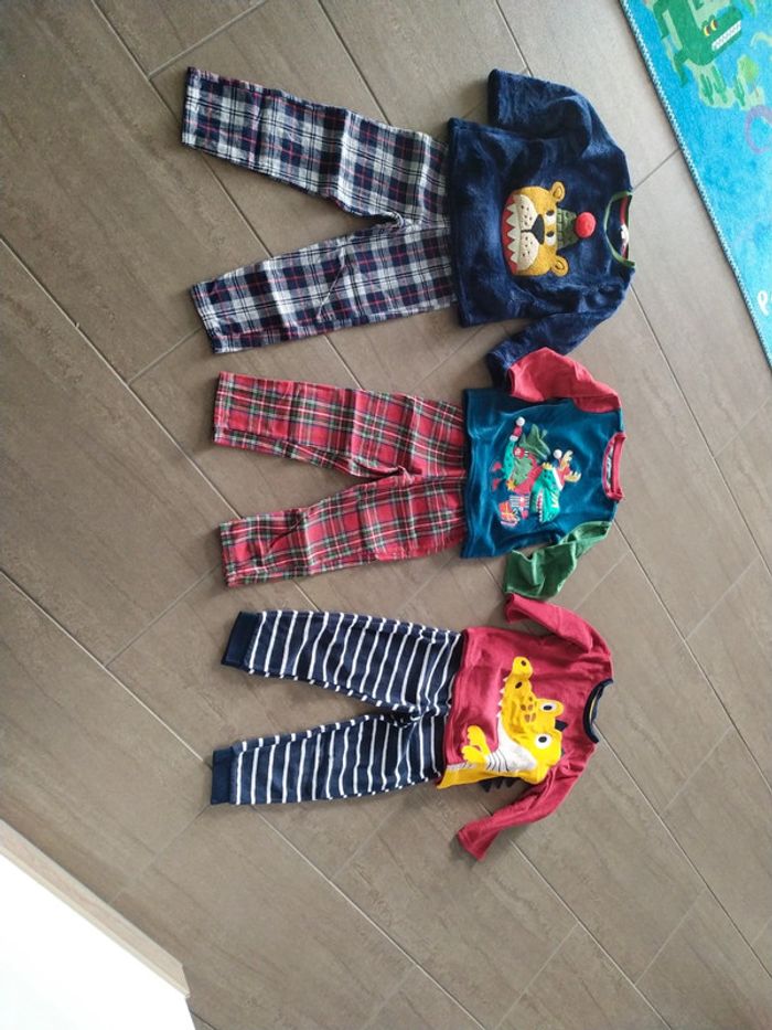 Lot de 3 pyjamas chaud DPAM