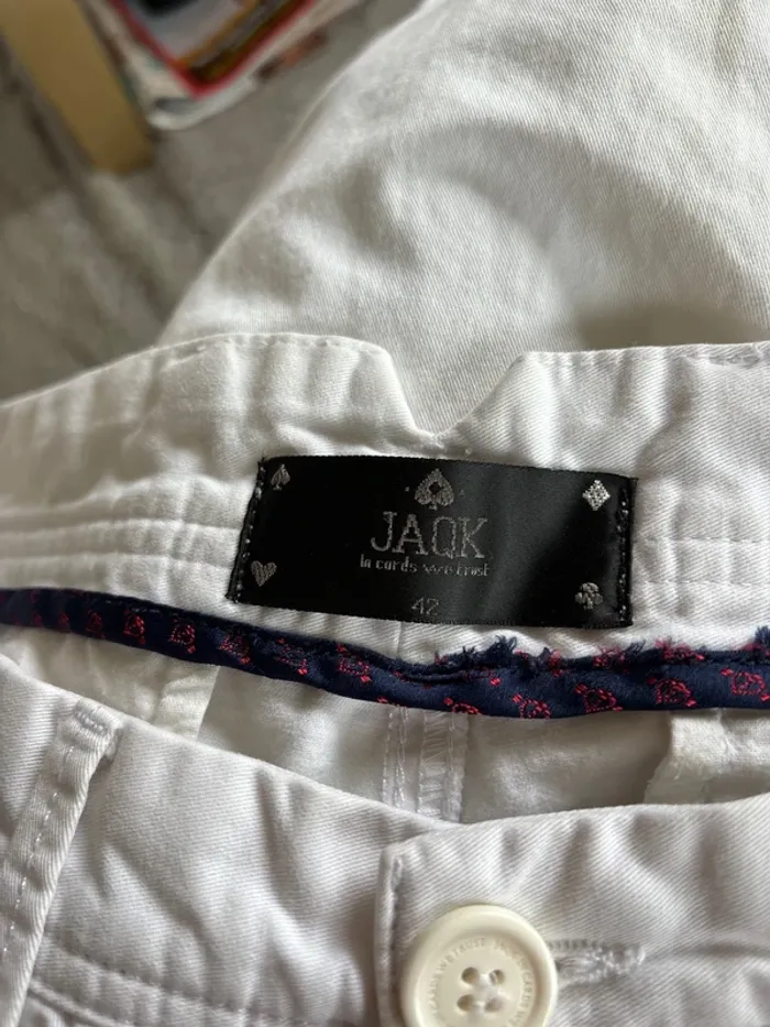 Short blanc JAQK taille 42 - photo numéro 3