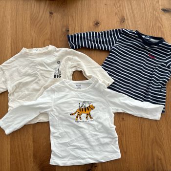 Lot 3 tee shirt kiabi