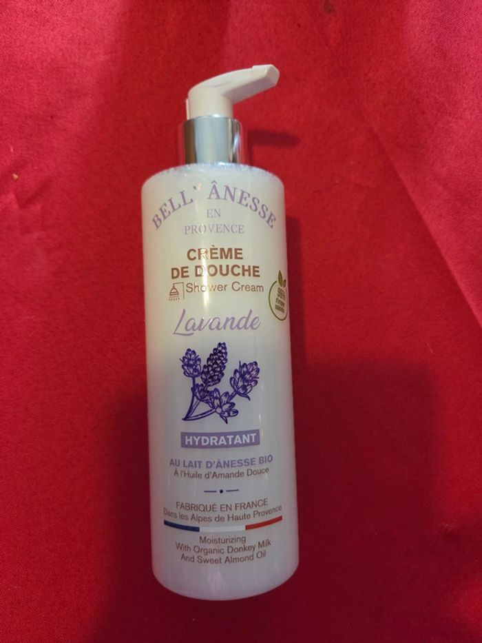 Crème de douche lait d'ânesse bio lavande 400ml