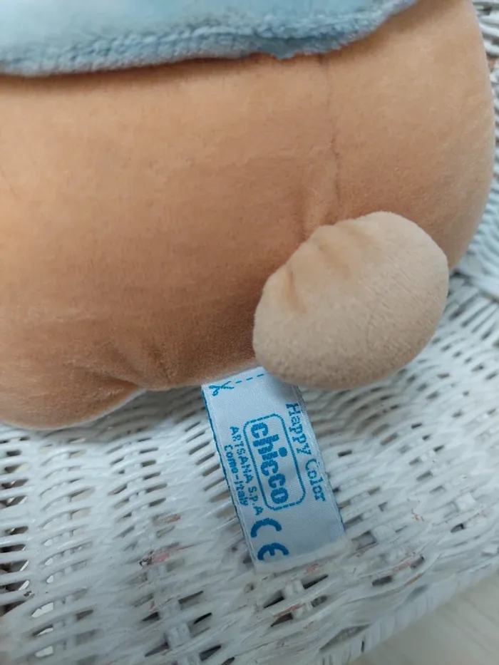 Chicco - peluche lapin avec grelot - photo numéro 4