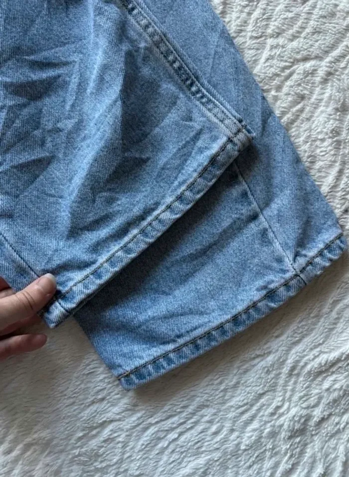 Jean Levi’s 505 Straight Fit droit femme unisexe bleu clair taille haute 2000s Rare US 50/5XL L32 - photo numéro 6