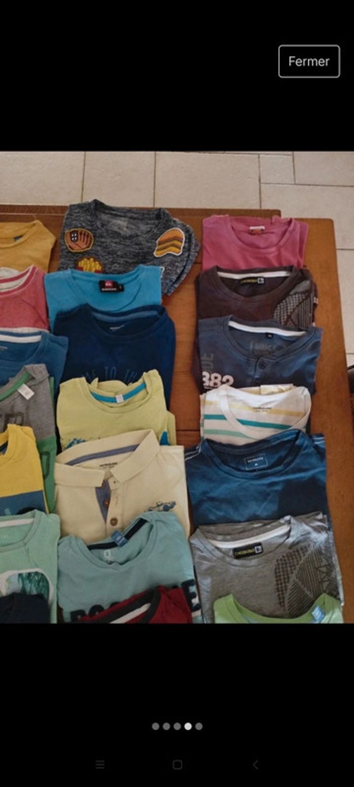 Lot de 21 t-shirts manches courtes garçon en 8 ans - photo numéro 4
