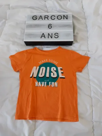Tee-shirt manche courte garçon 6 ans Kiabi