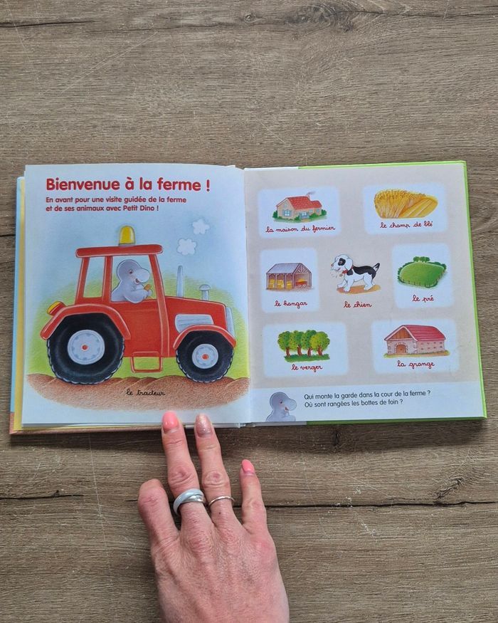 Livre L'imagier de Petit Dino à la ferme - photo numéro 2