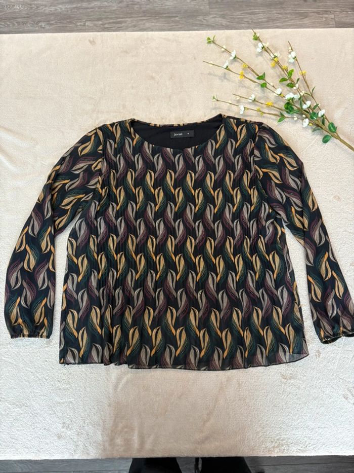 Blouse fluide manches longues femme M
