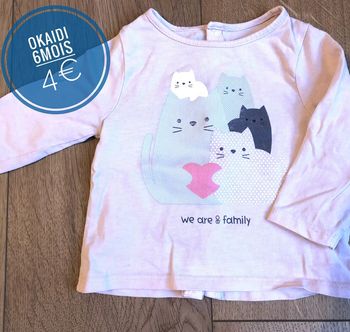 Tee-shirt Okaidi en 6mois