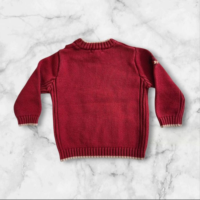 Pull 24 mois bordeaux - photo numéro 2