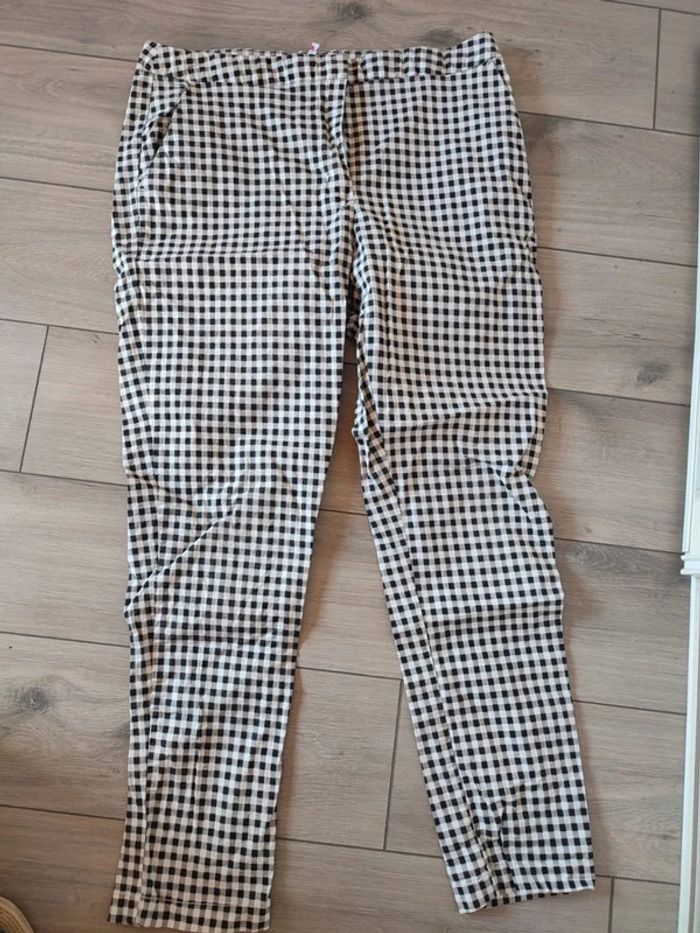 Pantalon à carreaux Blancheporte taille 40