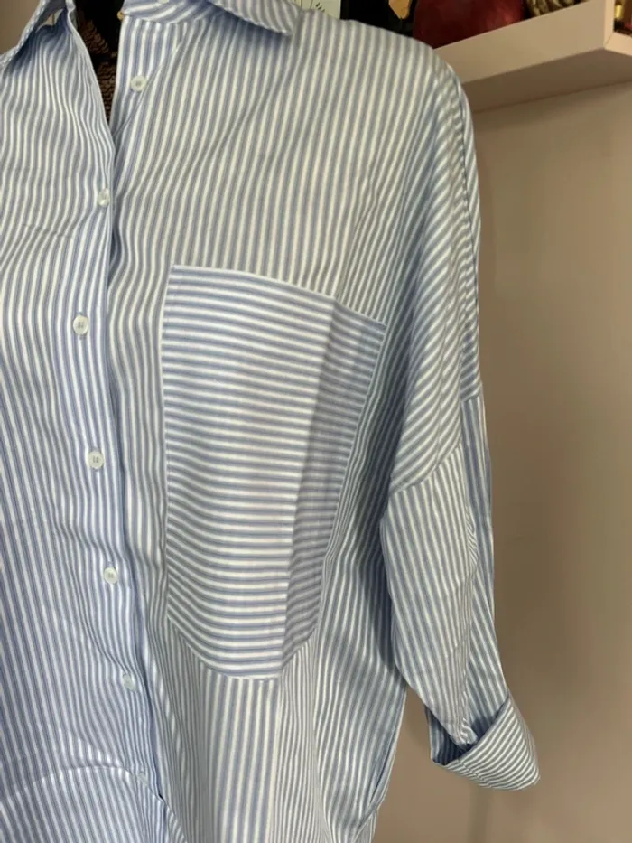 Chemise over size Zara Classic - photo numéro 2