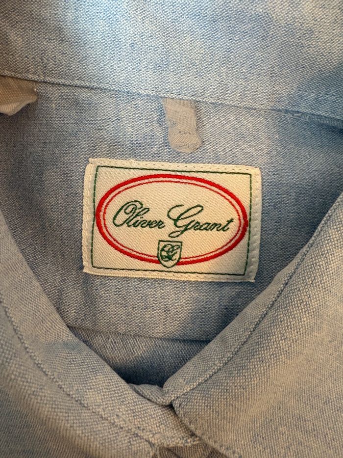 Chemise Oliver Grant couleur bleu clair Taille 40 - photo numéro 3