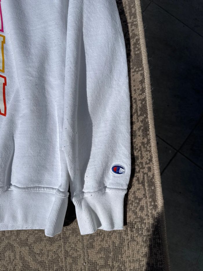 Sweat Champion blanc multicolore (taille M) - Mixte - photo numéro 3