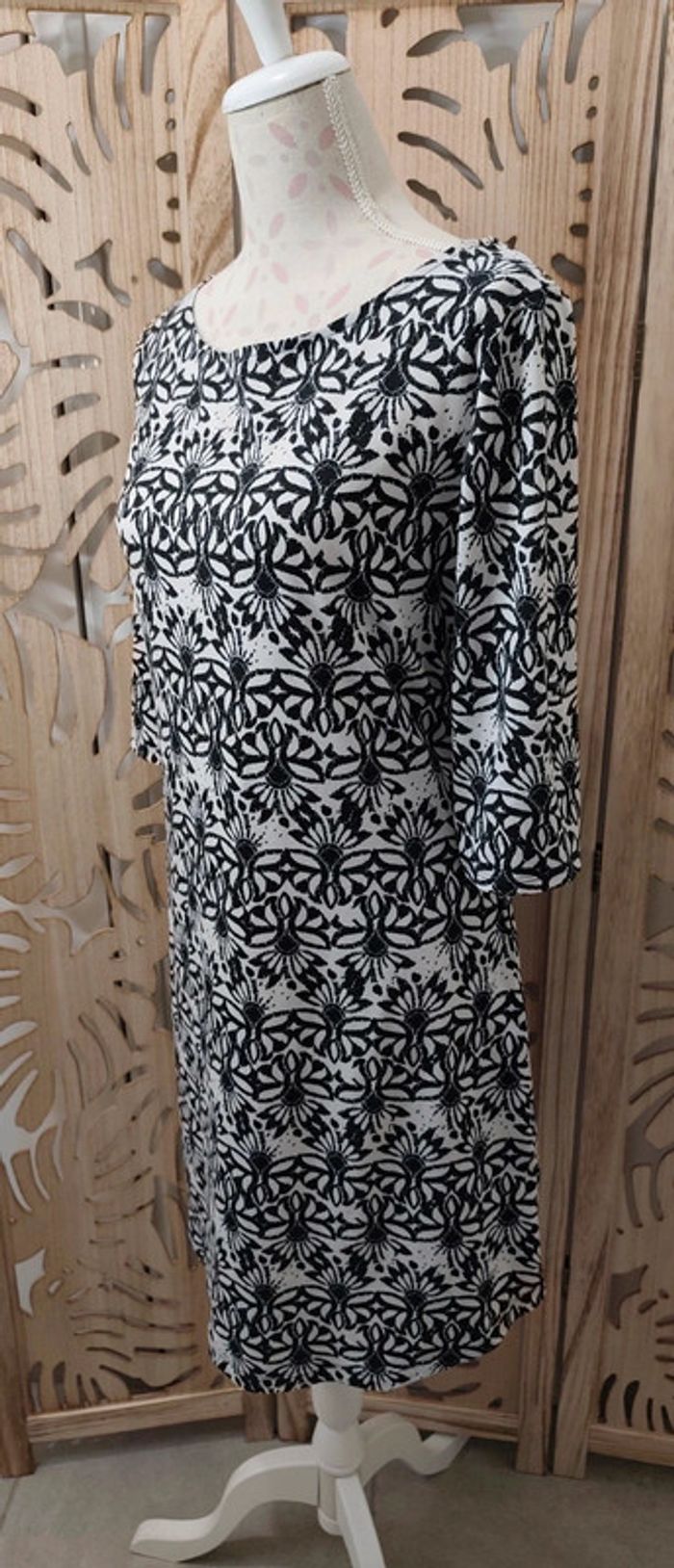 Robe imprimée manches 3/4 Lola By AFG - photo numéro 7