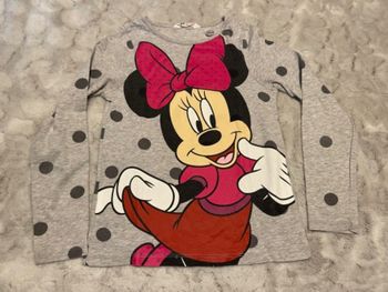 T-shirt manches longues Minnie - H&M pour Disney - 122/128 cm