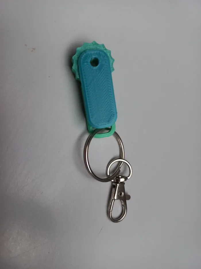 Porte clés neuf engrenages - photo numéro 2