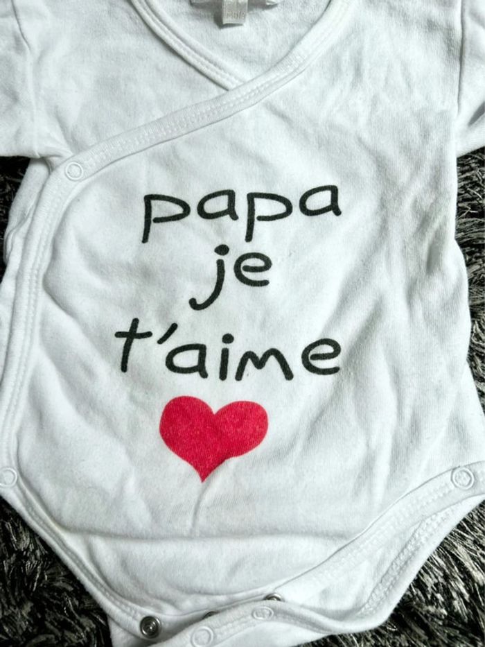 Body bébé 1 mois – Marque Babybou (taille grand) - photo numéro 2