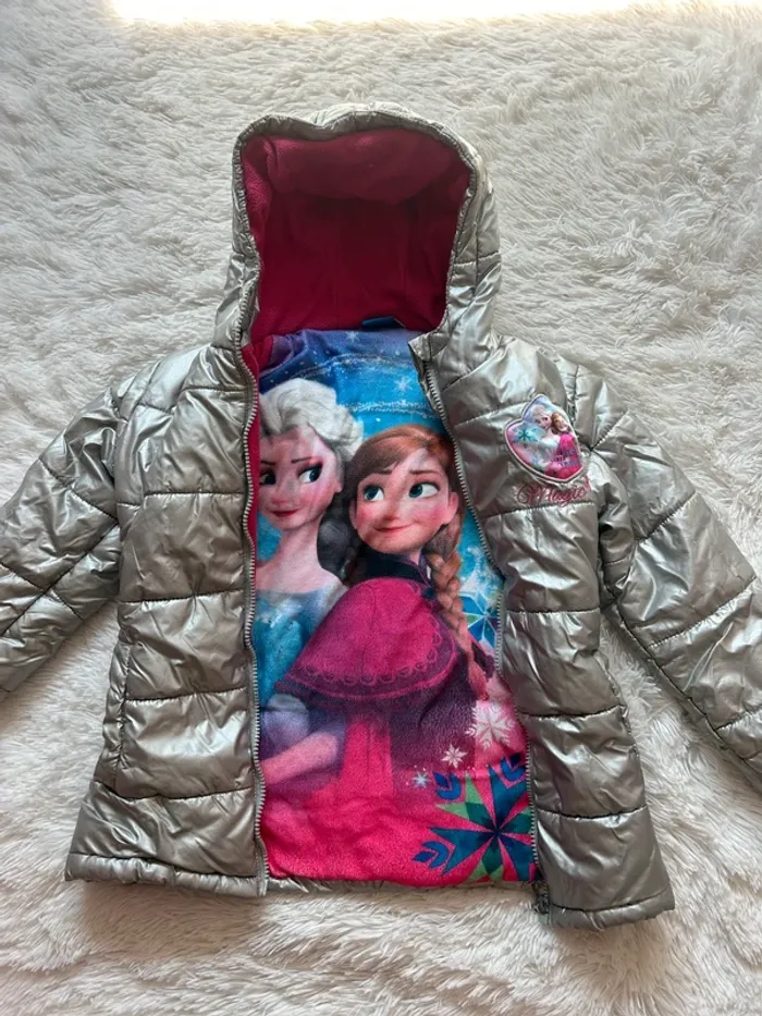 Manteau / doudoune la reine des neiges - photo numéro 2