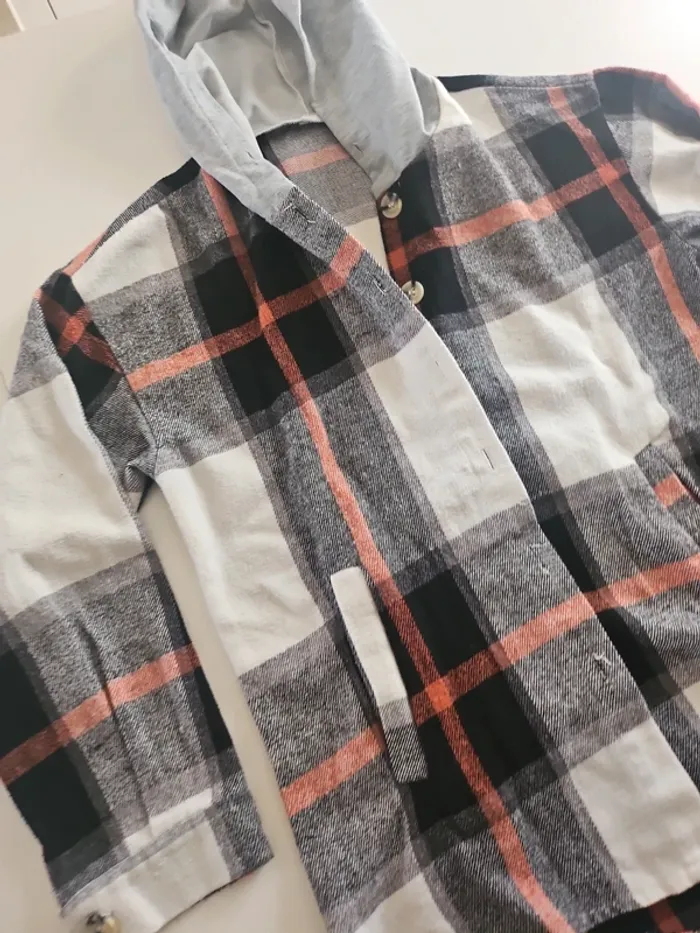 Veste à carreaux flanelle - photo numéro 2