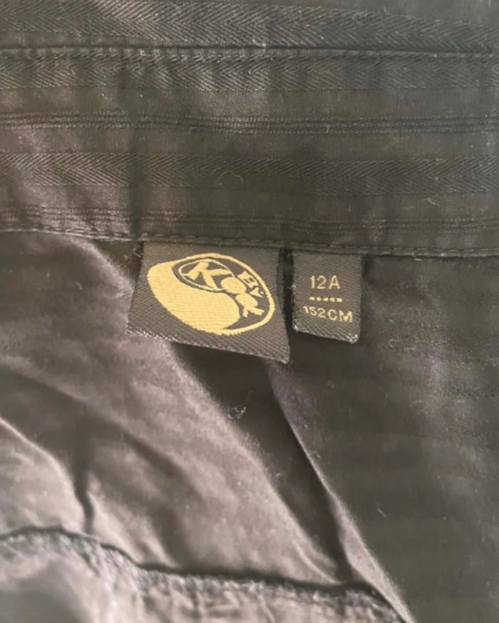 Chemise noire manches longues taille 12 ans coolcat - photo numéro 4