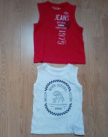 Lot de 2 t-shirt sans manches