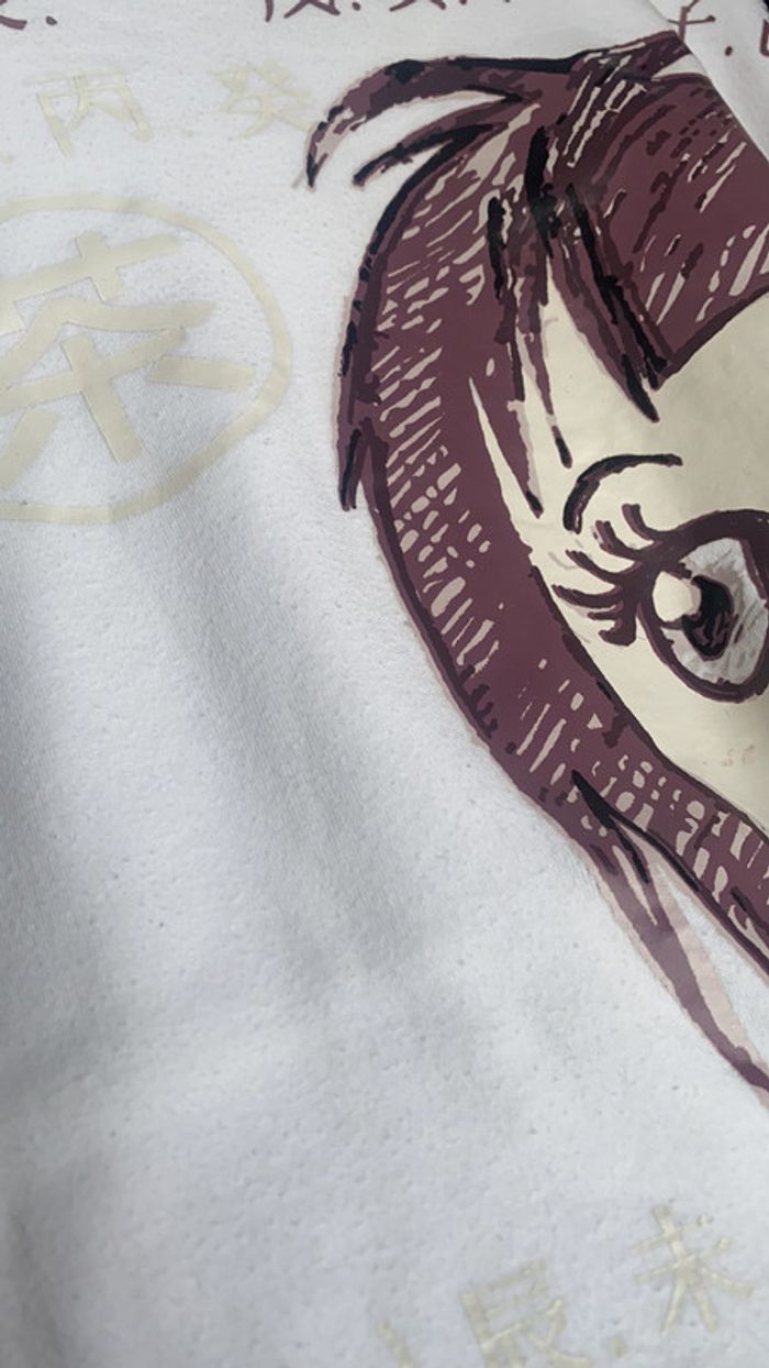 T-shirt blanc avec fille - photo numéro 5