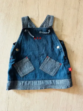 Robe jeans intérieur polaire bébé Du pareil au même