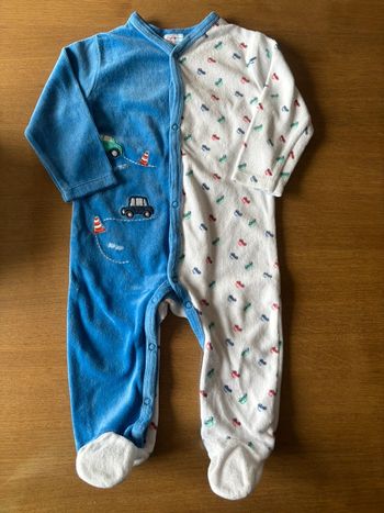 Pyjama une pièce voitures