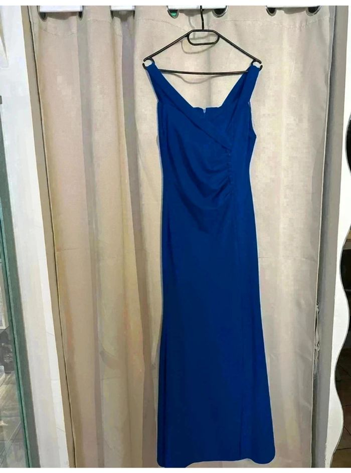 💙 Robe longue bleue – Taille 38 – Très bon état